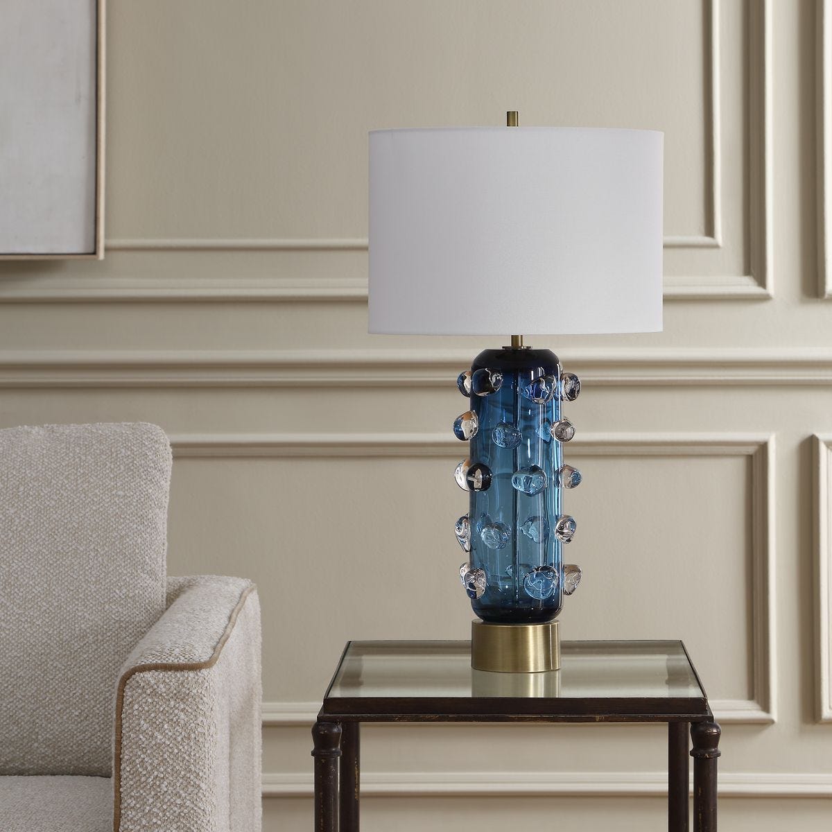 Arden 2 Table Lamp, Blue