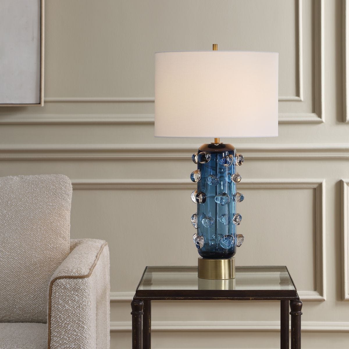 Arden 2 Table Lamp, Blue