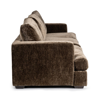 Mossed Brown 100% Polyester Sofa Ludwig 3 Piece Sofa Collection