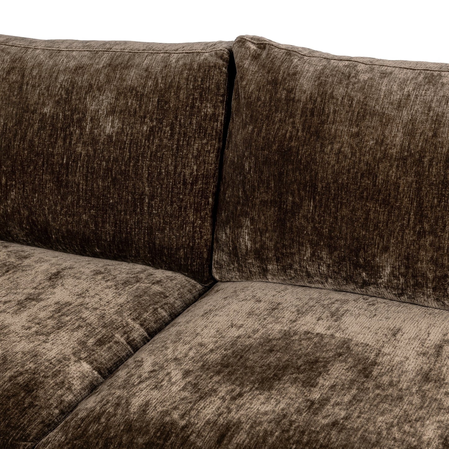 Mossed Brown 100% Polyester Sofa Ludwig 3 Piece Sofa Collection