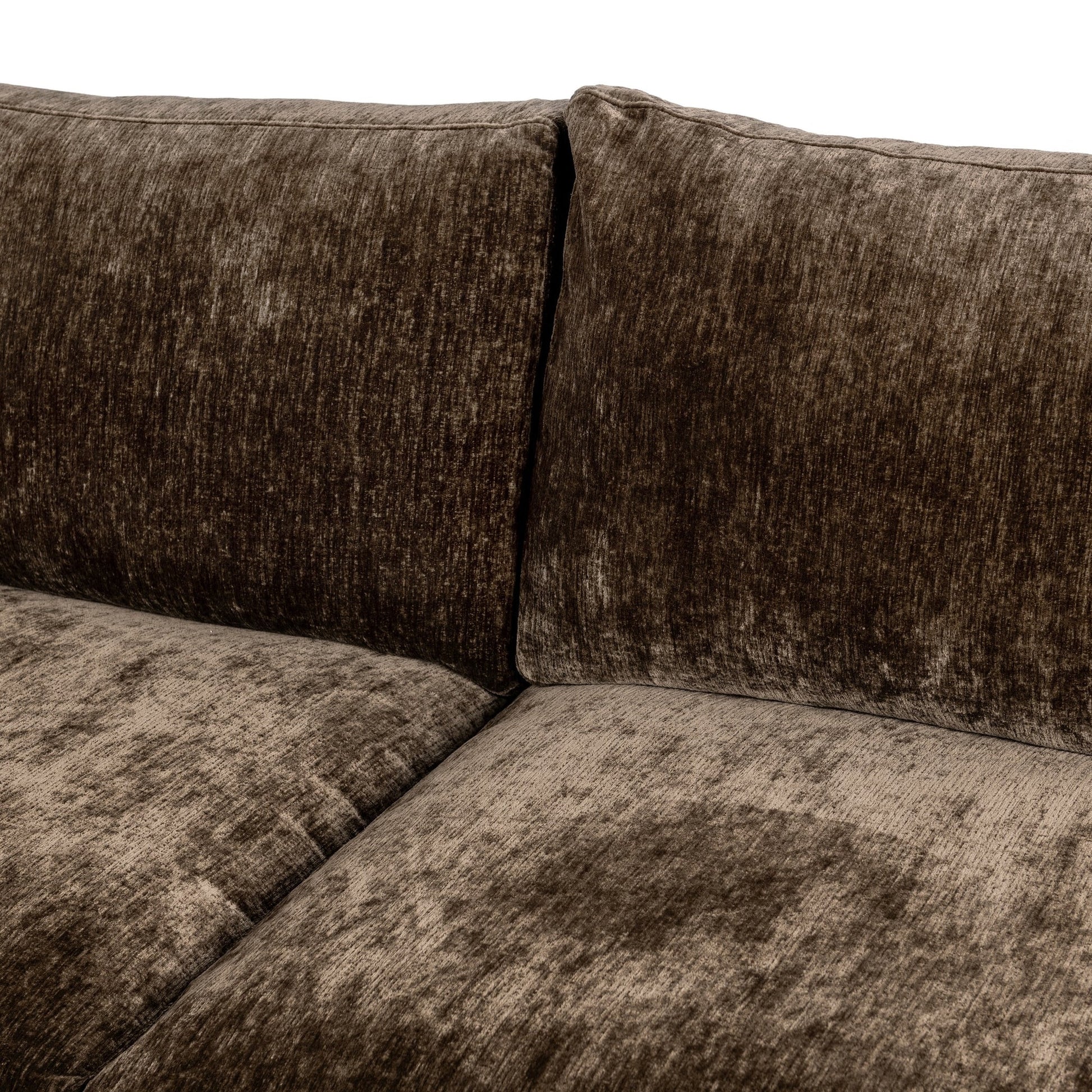 Mossed Brown 100% Polyester Sofa Ludwig 3 Piece Sofa Collection