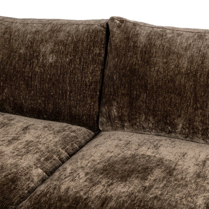 Mossed Brown 100% Polyester Sofa Ludwig 3 Piece Sofa Collection