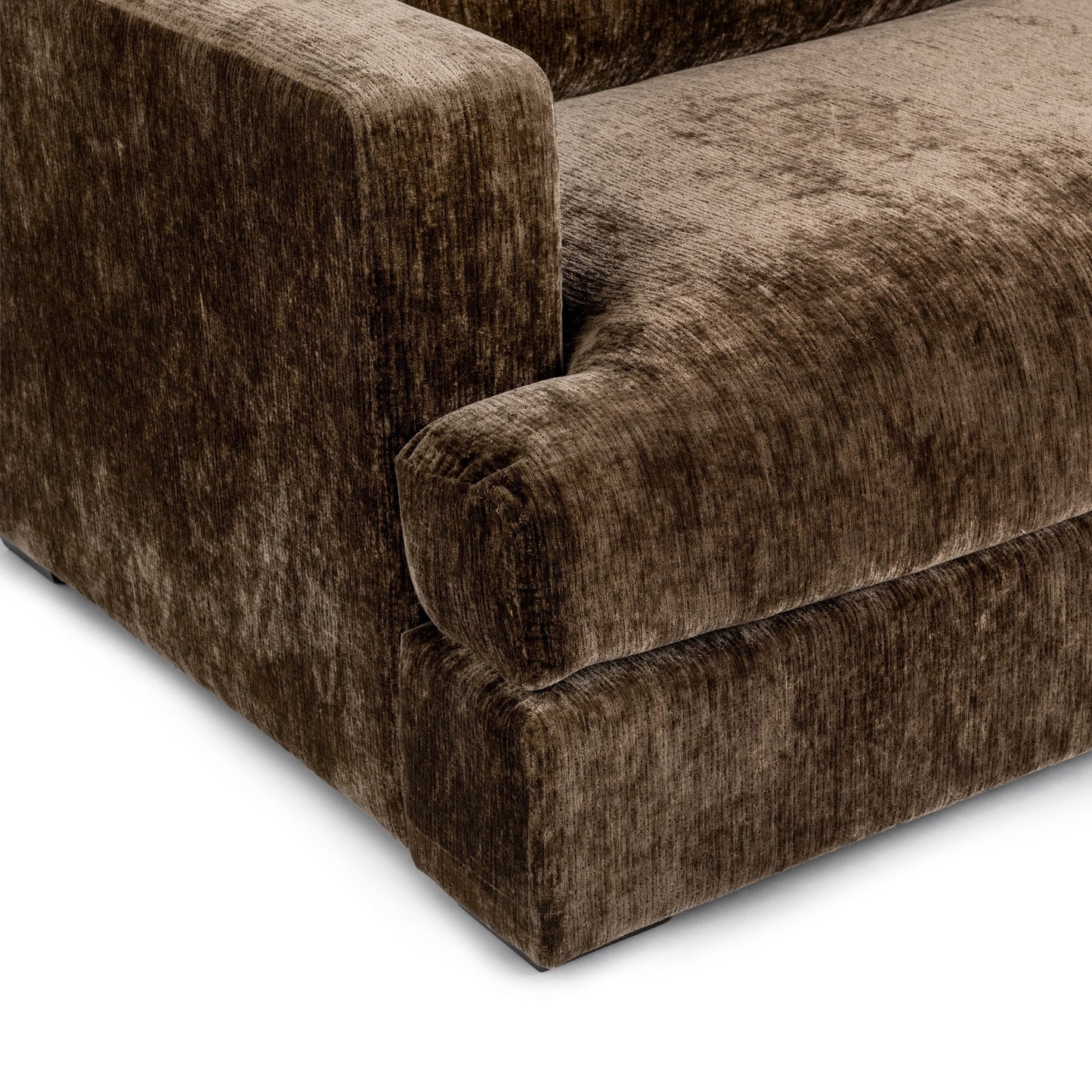 Mossed Brown 100% Polyester Sofa Ludwig 2pc Sofa Collection