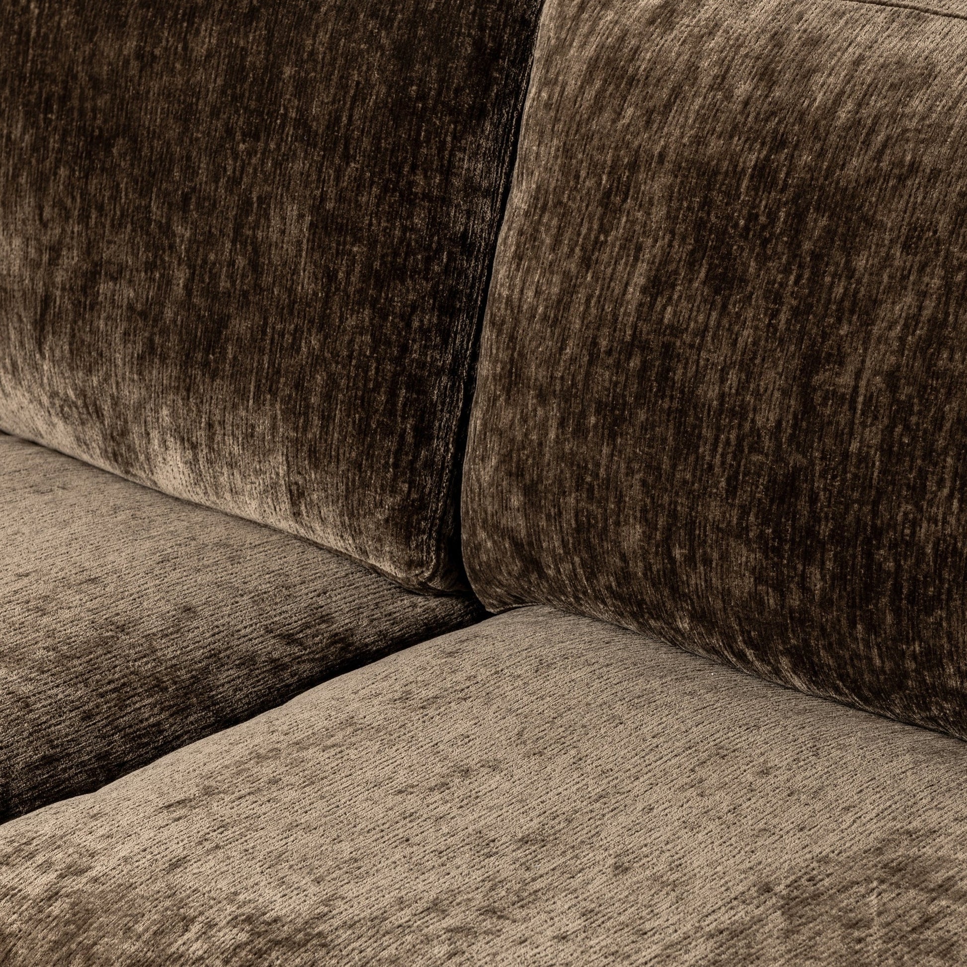 Mossed Brown 100% Polyester Sofa Ludwig 2pc Sofa Collection