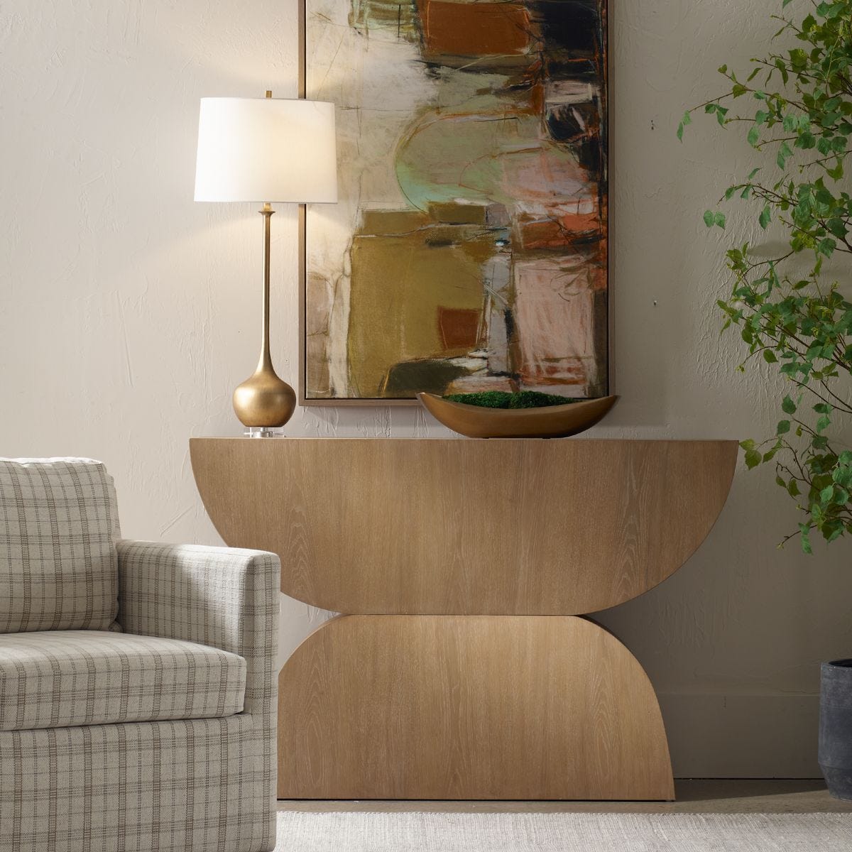 Curated Console Table