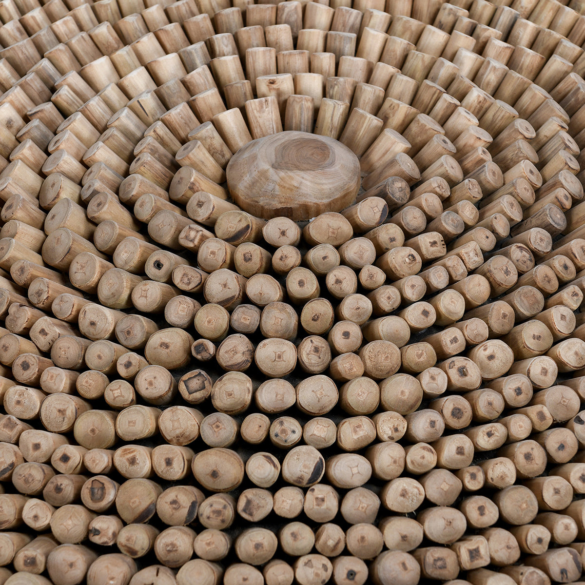 Natural/Black Teak Wood Coffee Table Cyrus Coffee Table Collection