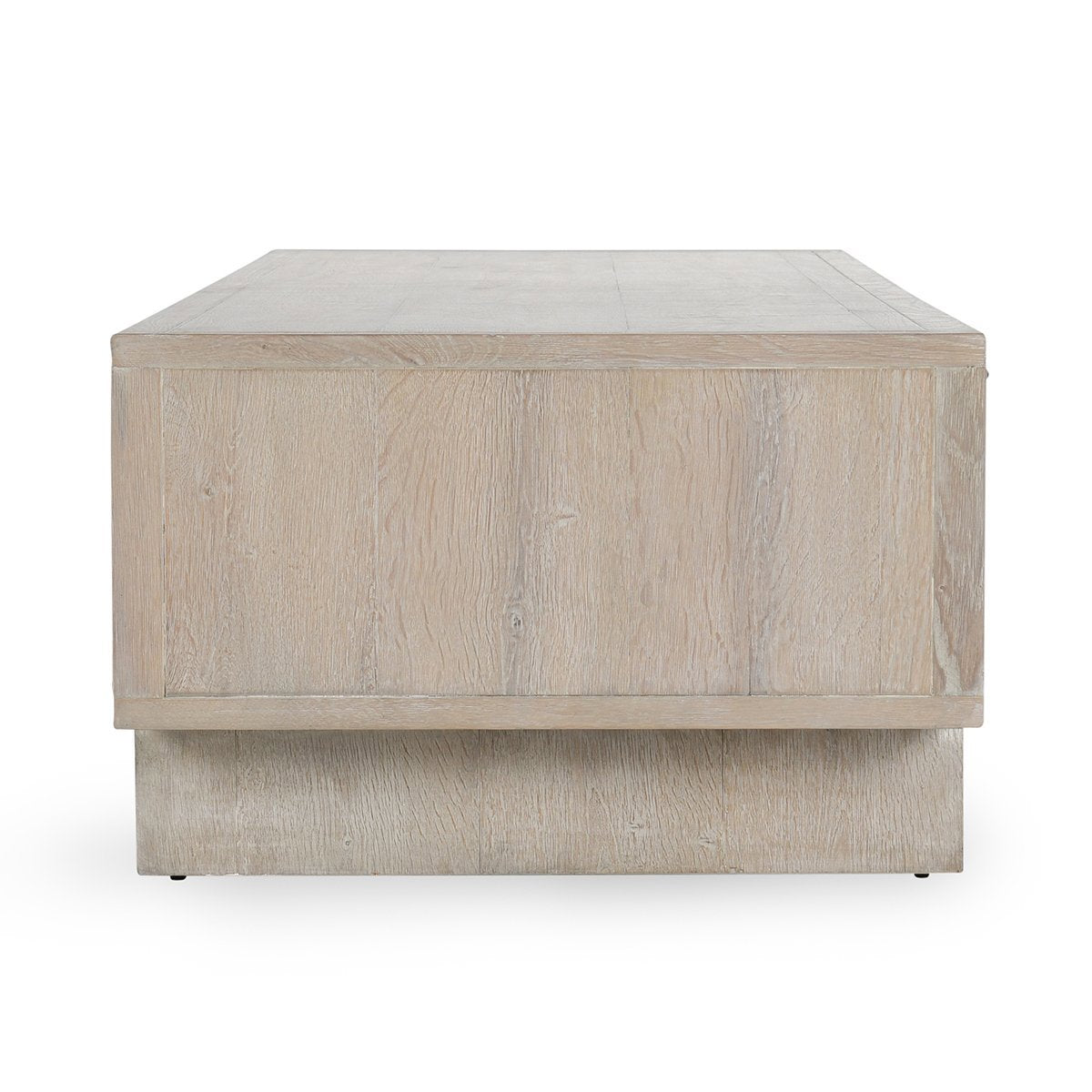 Beige/Natural Oak Wood Coffee Table Anton Four-Door Coffee Table Collection