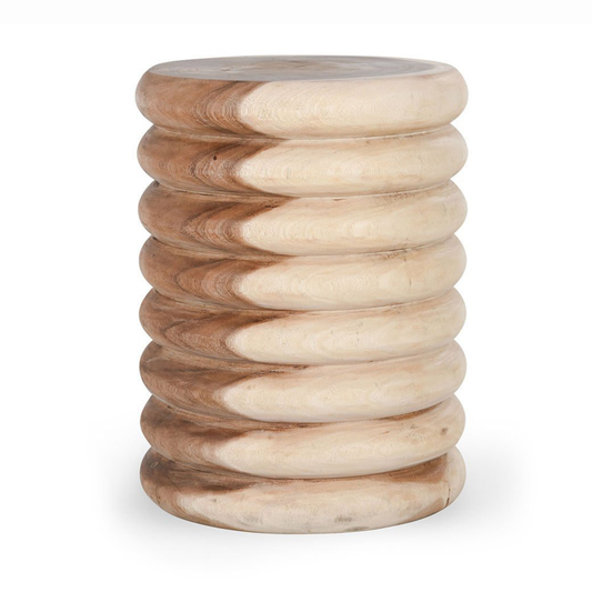 Natural Suar Wood Accent & End Table Gala End Table Collection