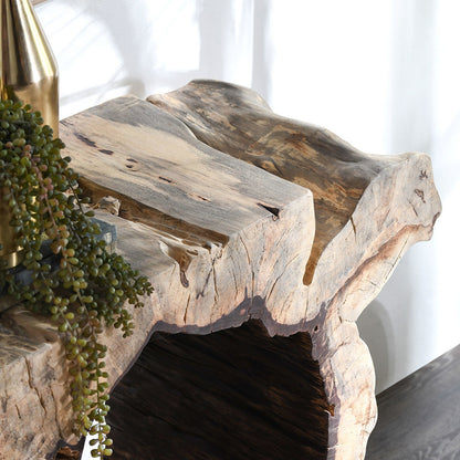 Natural Tamarind Wood Console Table Odette Console Table Collection