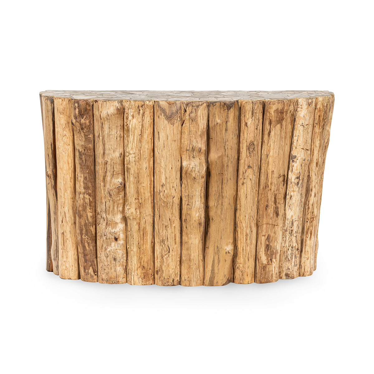 Natural Petrified Wood Console Table Norwest Console Table Collection