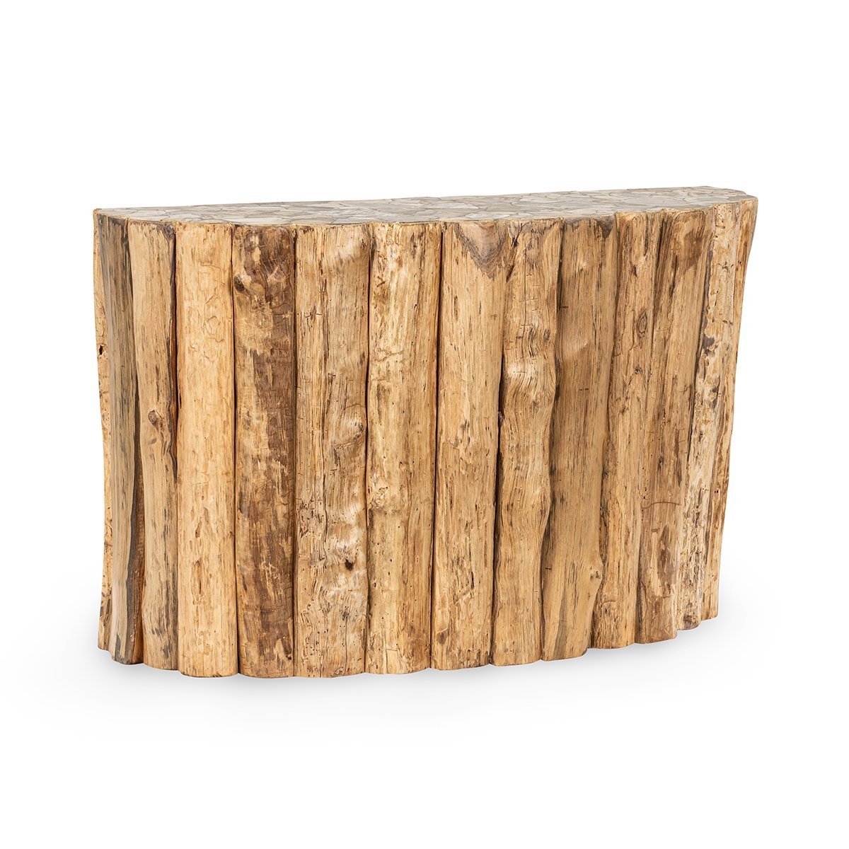 Natural Petrified Wood Console Table Norwest Console Table Collection