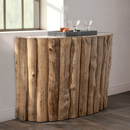 Natural Petrified Wood Console Table Norwest Console Table Collection