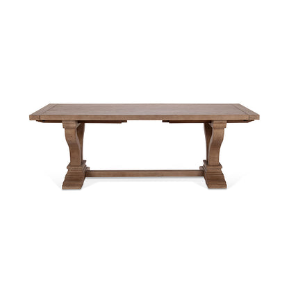 Distressed Brown Reclaimed Pine Dining Table Alexander Extendable Dining Table Collection
