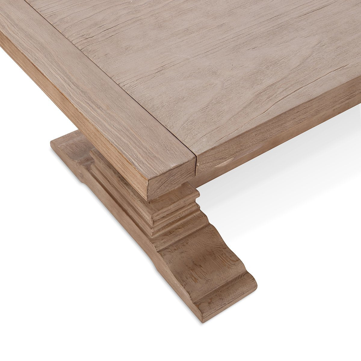 Distressed Brown Reclaimed Pine Dining Table Alexander Extendable Dining Table Collection