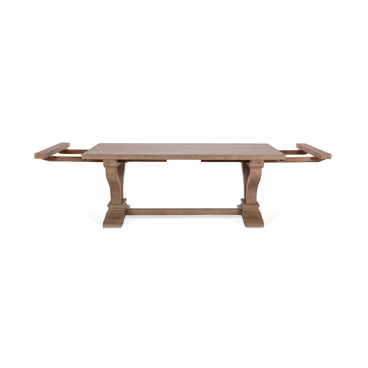 Distressed Brown Reclaimed Pine Dining Table Alexander Extendable Dining Table Collection