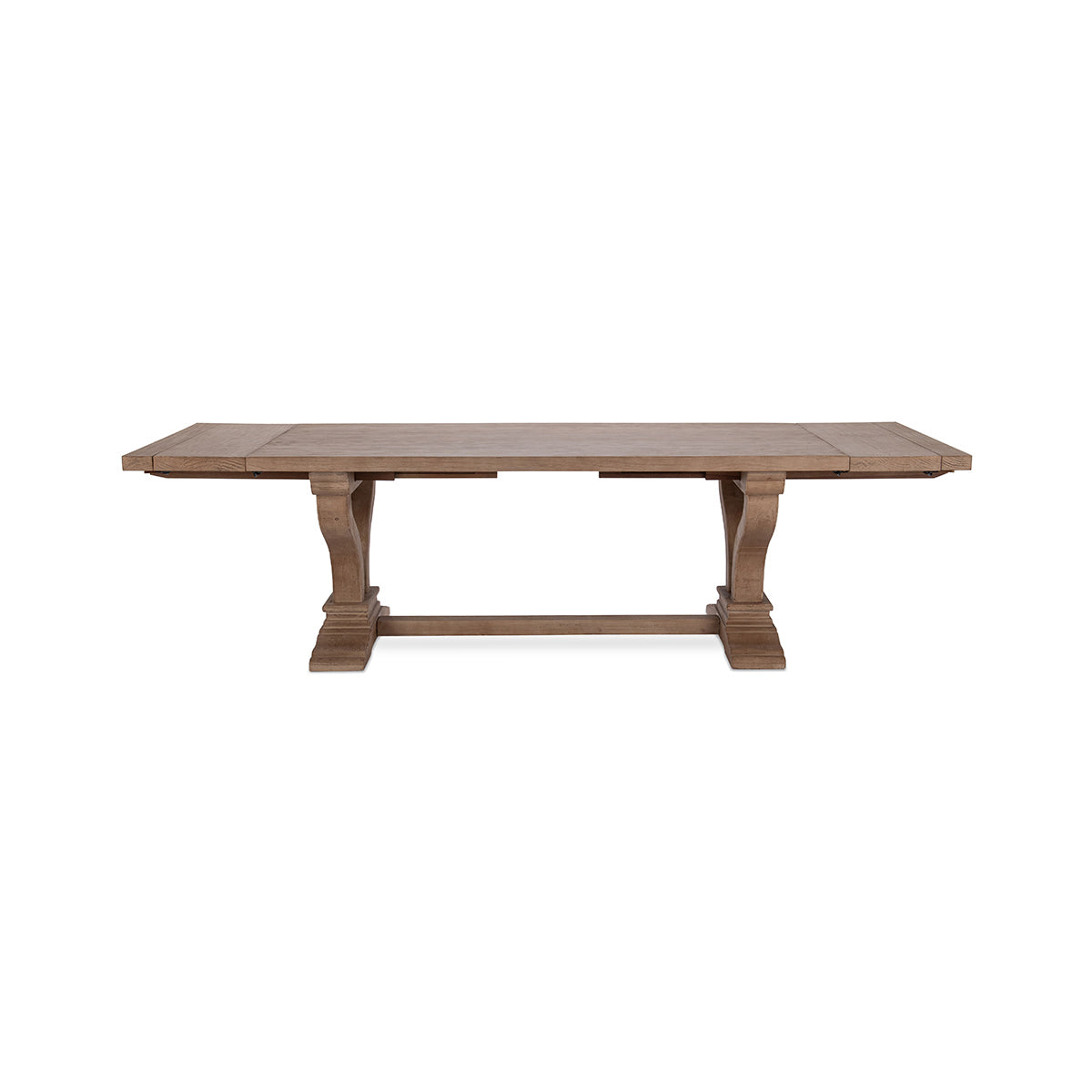 Distressed Brown Reclaimed Pine Dining Table Alexander Extendable Dining Table Collection