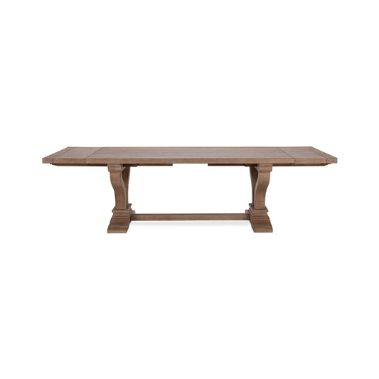 Distressed Brown Reclaimed Pine Dining Table Alexander Extendable Dining Table Collection