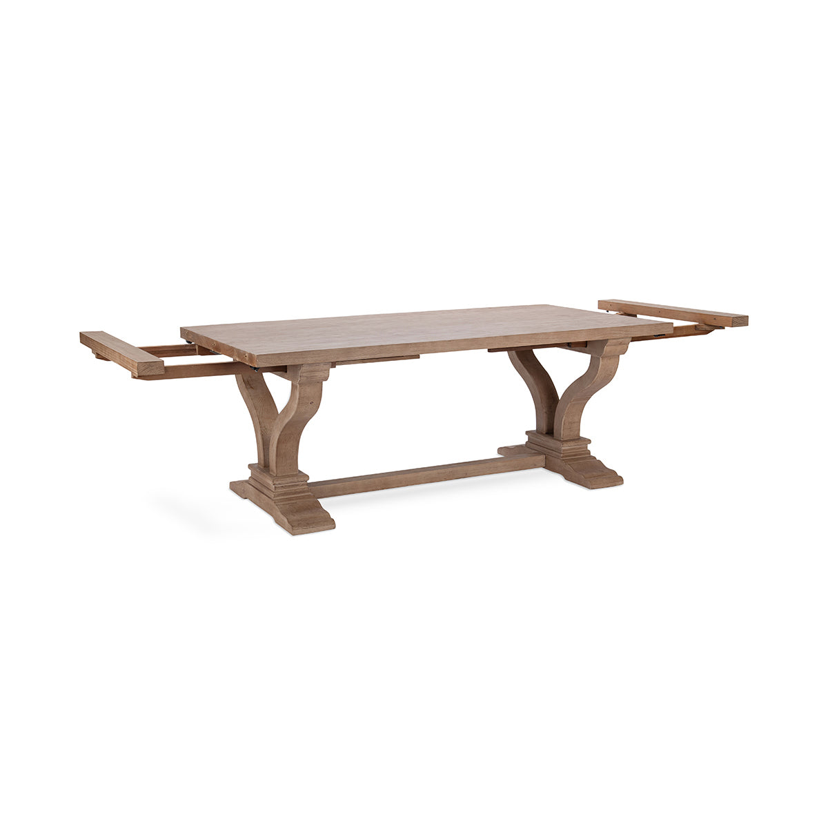 Distressed Brown Reclaimed Pine Dining Table Alexander Extendable Dining Table Collection
