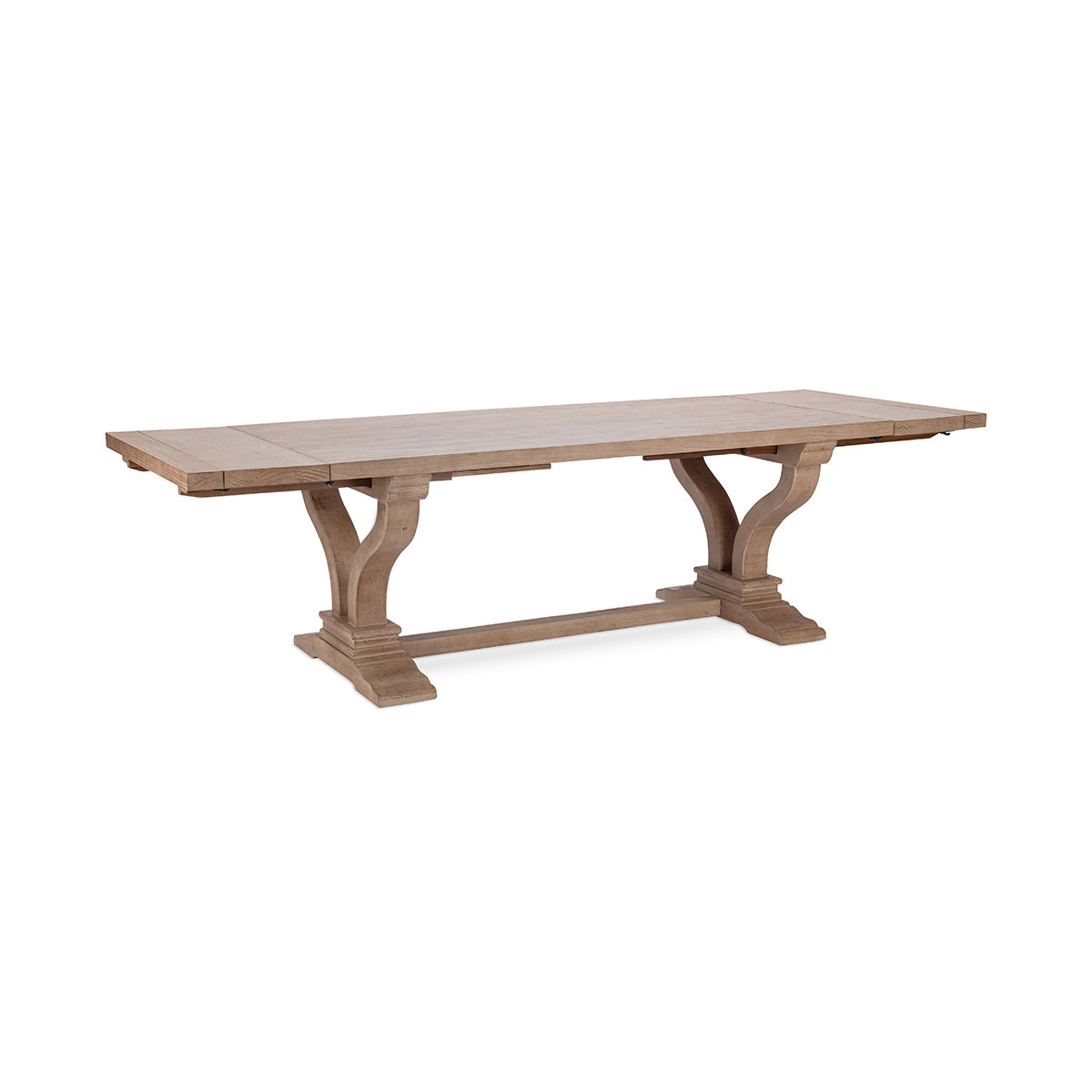 Distressed Brown Reclaimed Pine Dining Table Alexander Extendable Dining Table Collection