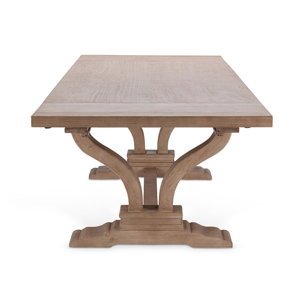 Distressed Brown Reclaimed Pine Dining Table Alexander Extendable Dining Table Collection