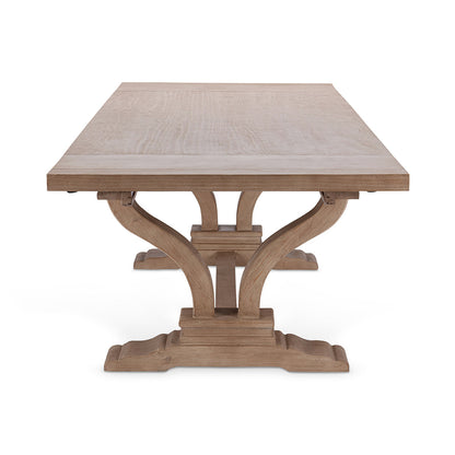 Distressed Brown Reclaimed Pine Dining Table Alexander Extendable Dining Table Collection