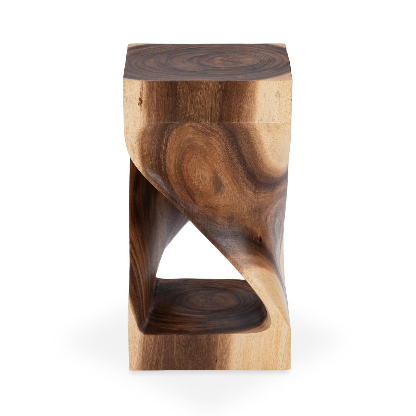 Natural Suar Wood Accent & End Table Alia Accent Table Collection