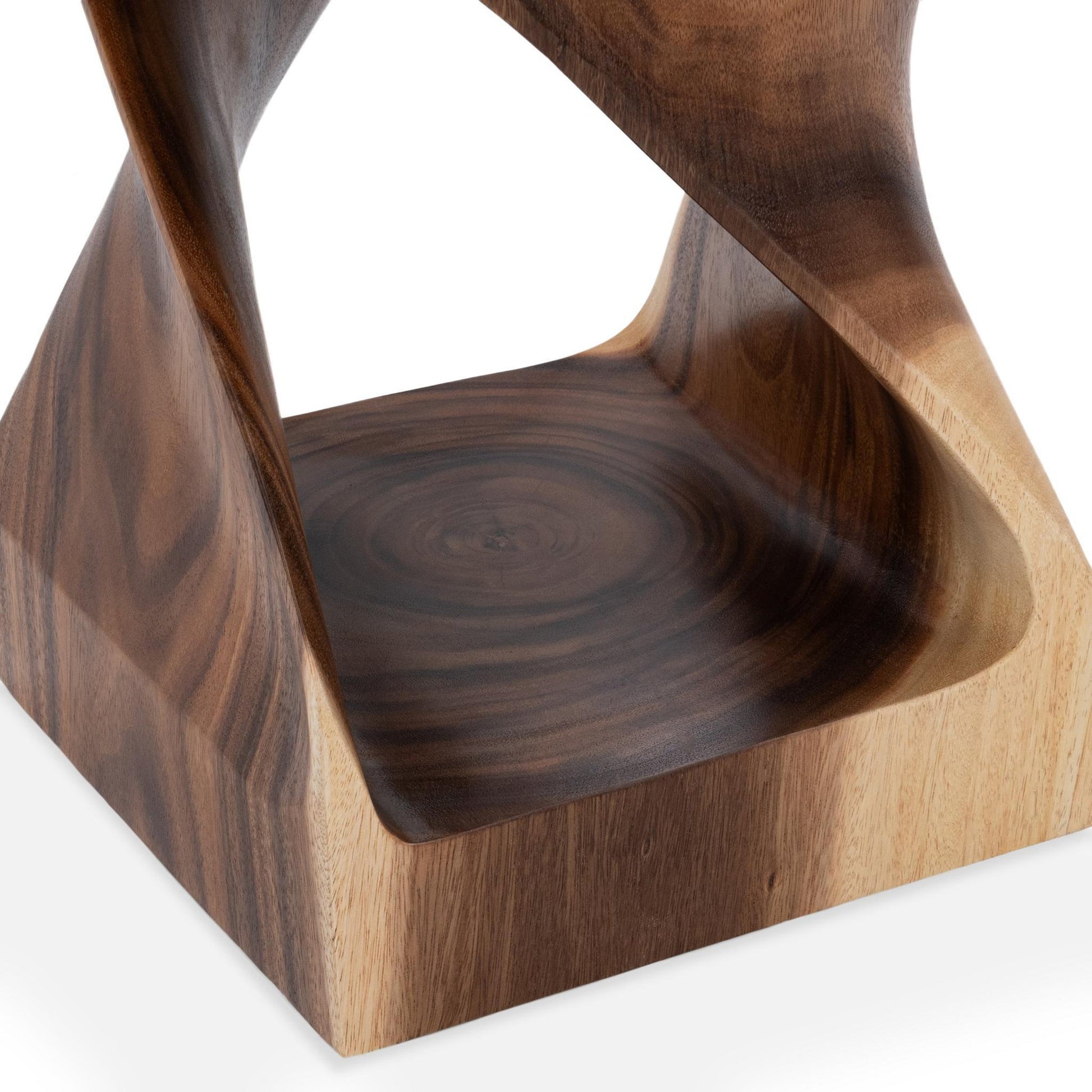 Natural Suar Wood Accent & End Table Alia Accent Table Collection