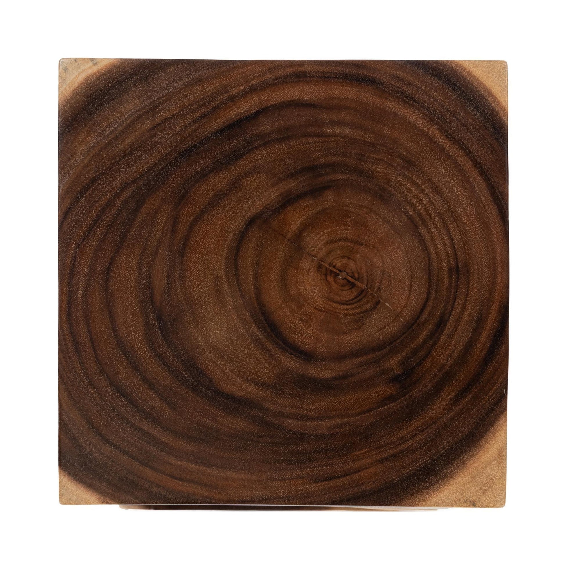 Natural Suar Wood Accent & End Table Alia Accent Table Collection