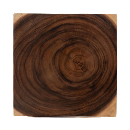 Natural Suar Wood Accent & End Table Alia Accent Table Collection