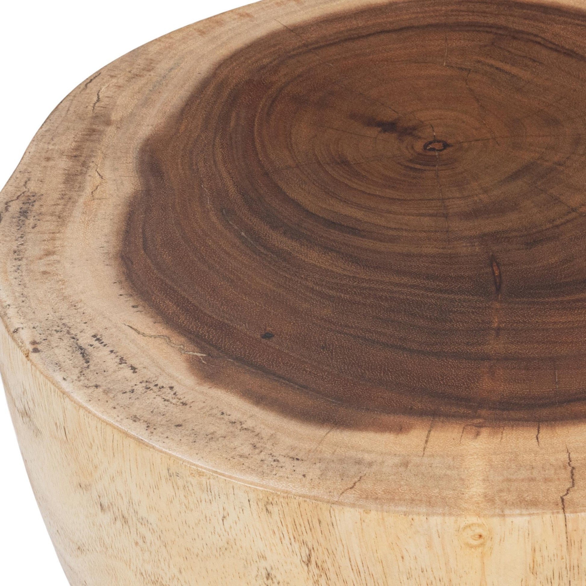 Natural Suar Wood Accent & End Table Lanna Accent Table Collection