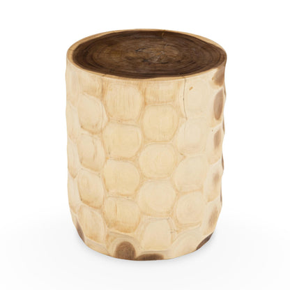 Natural Suar Wood Accent & End Table Keila Accent Table Collection