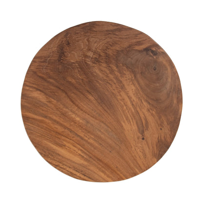 Natural Teak Wood Accent & End Table Rhea Accent Table Collection