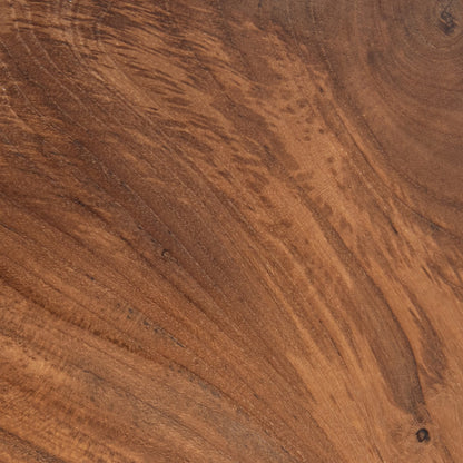 Natural Teak Wood Accent & End Table Rhea Accent Table Collection
