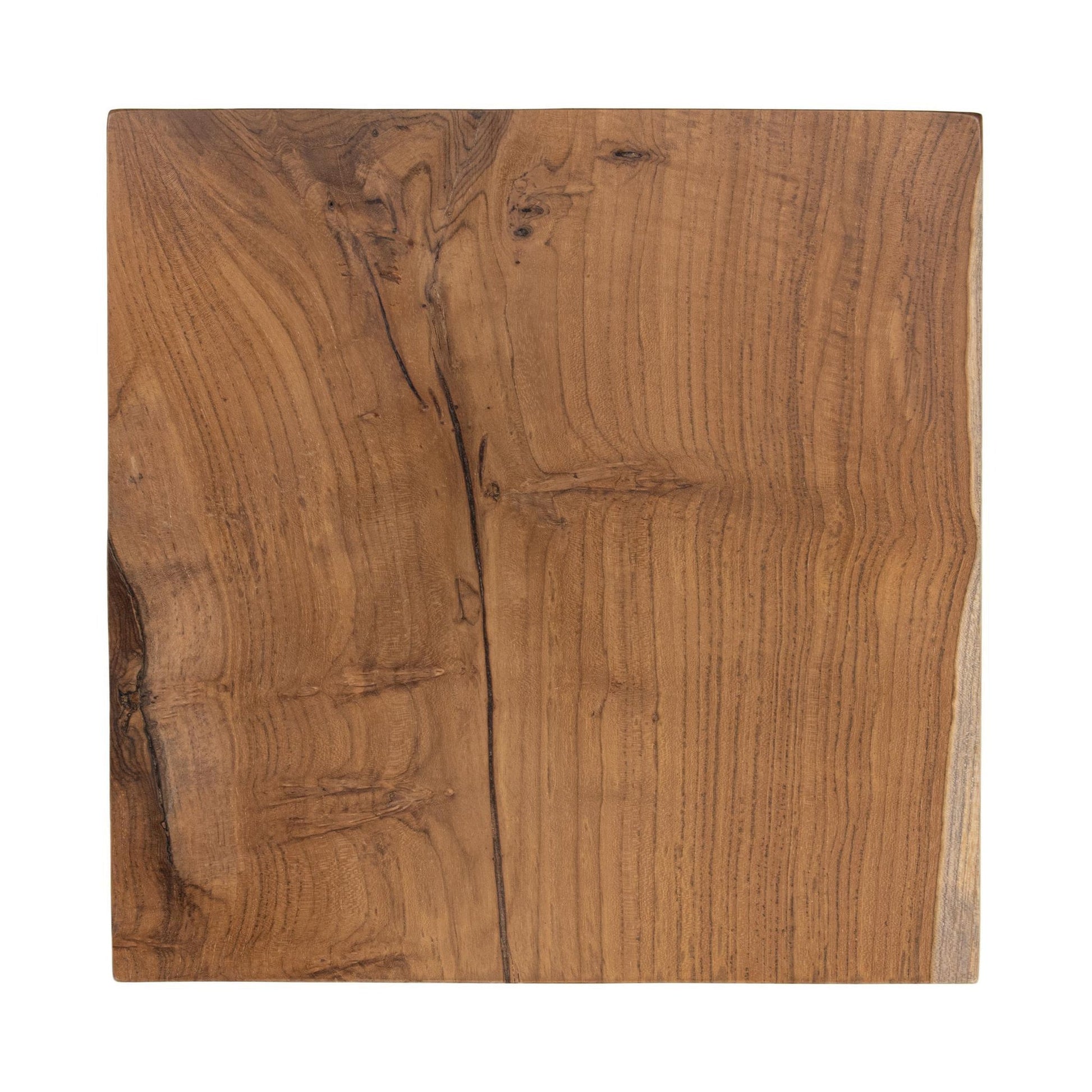 Natural Teak Wood Accent & End Table Rhea Accent Table Collection