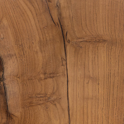 Natural Teak Wood Accent & End Table Rhea Accent Table Collection