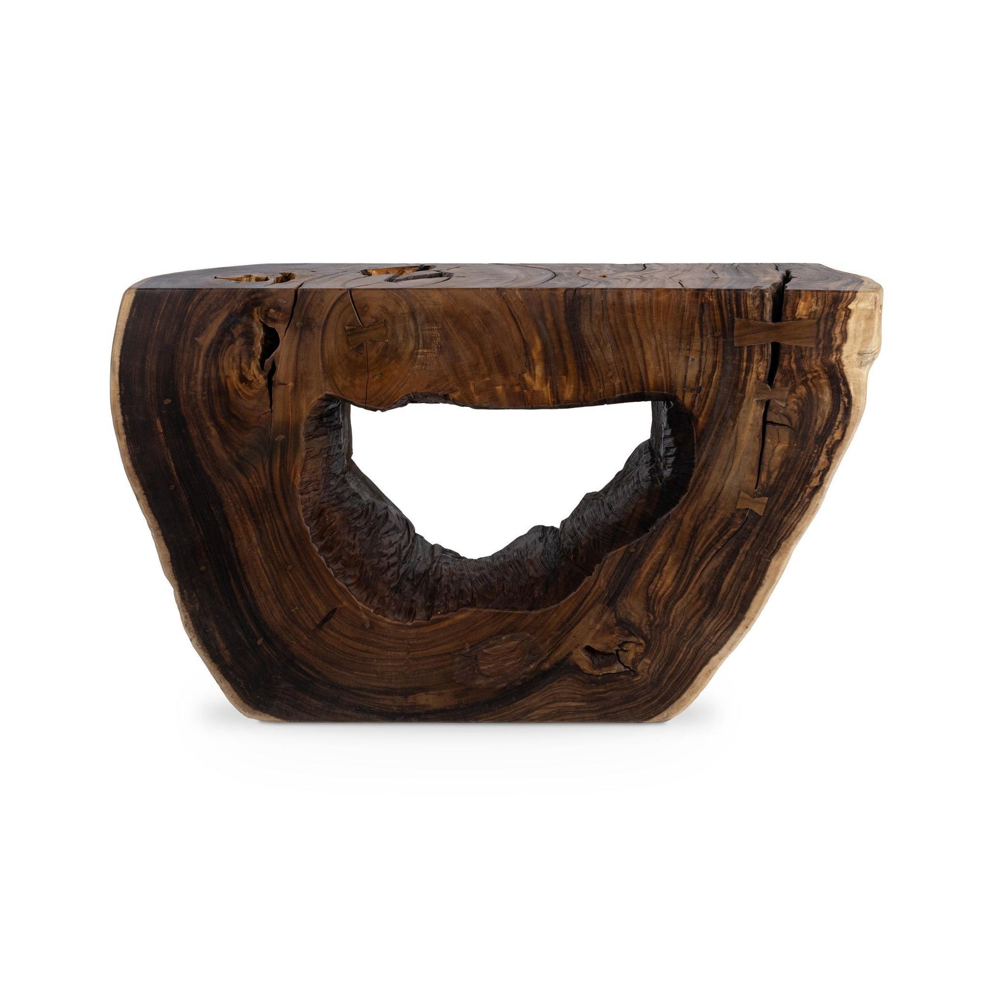 Natural Suar Wood Console Table Zoreyne Console Table Collection