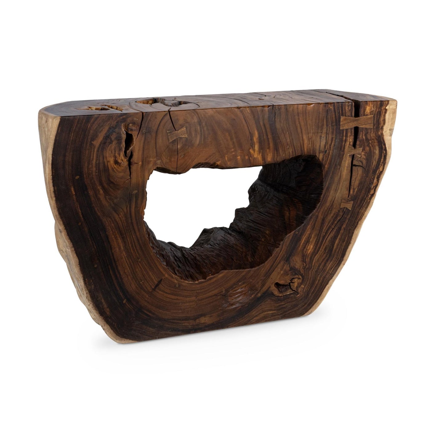 Natural Suar Wood Console Table Zoreyne Console Table Collection