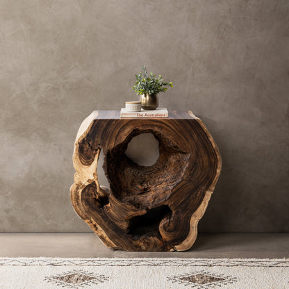 Natural Suar Wood Console Table Adrynia Console Table Collection