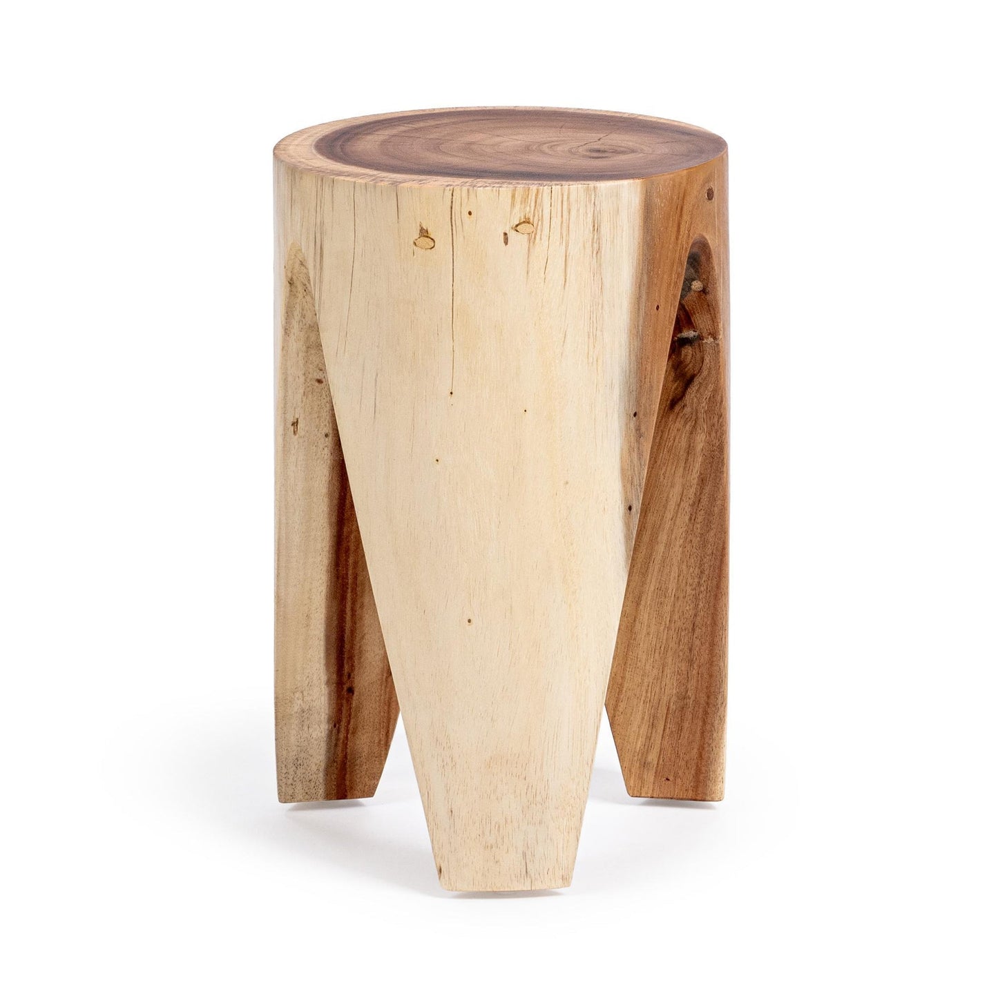 Natural Meh Wood Accent & End Table Vela Accent 18" Table Collection