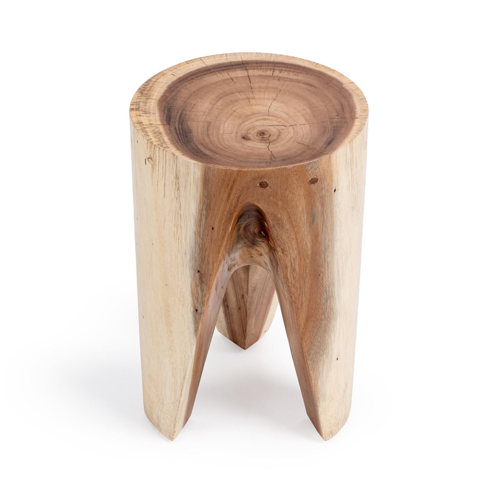 Natural Meh Wood Accent & End Table Vela Accent 18" Table Collection