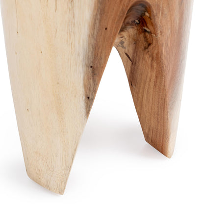 Natural Meh Wood Accent & End Table Vela Accent 18" Table Collection