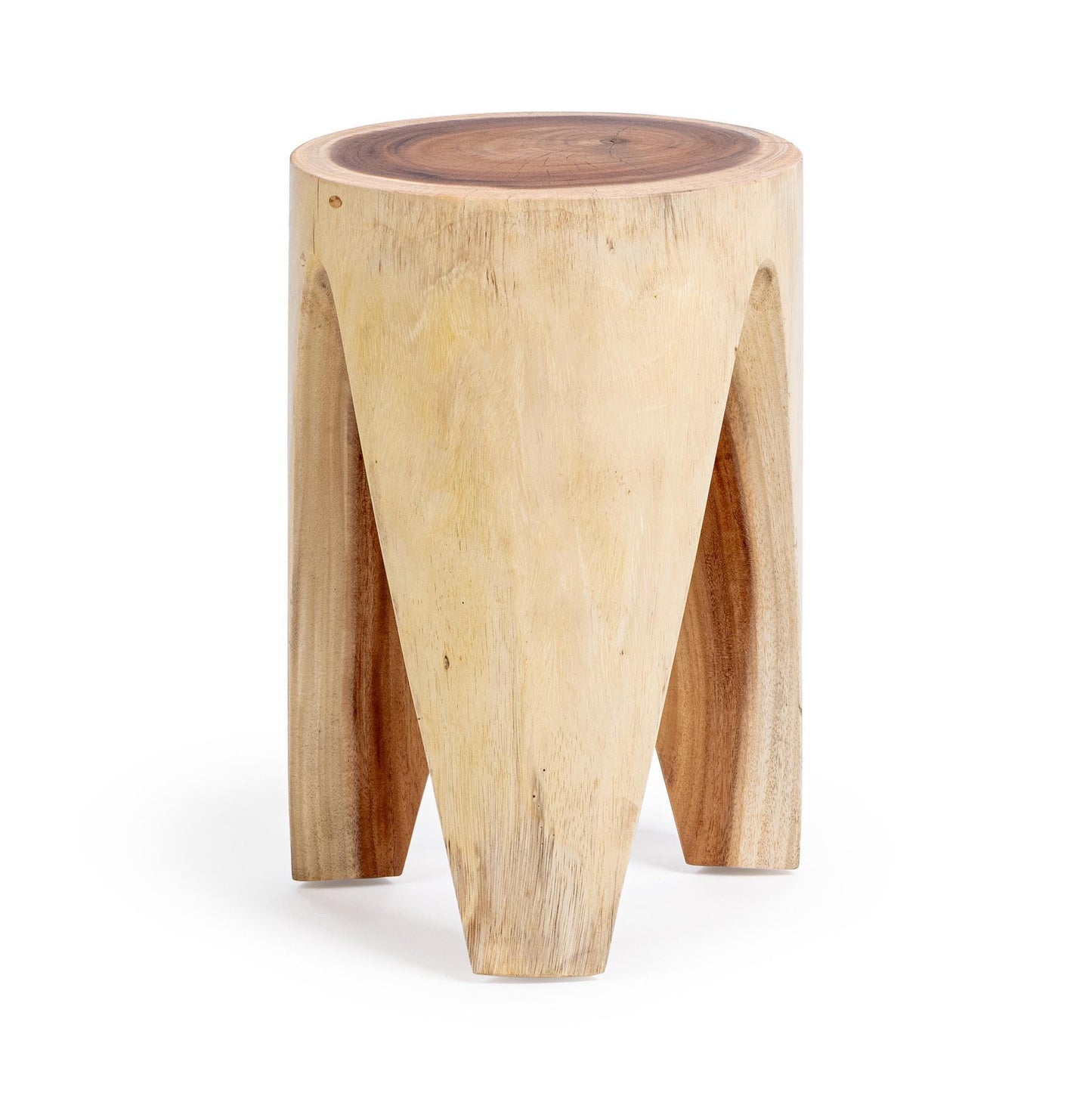 Natural Meh Wood Accent & End Table Vela Accent 21" Table Collection