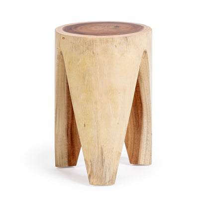 Natural Meh Wood Accent & End Table Vela Accent 21" Table Collection