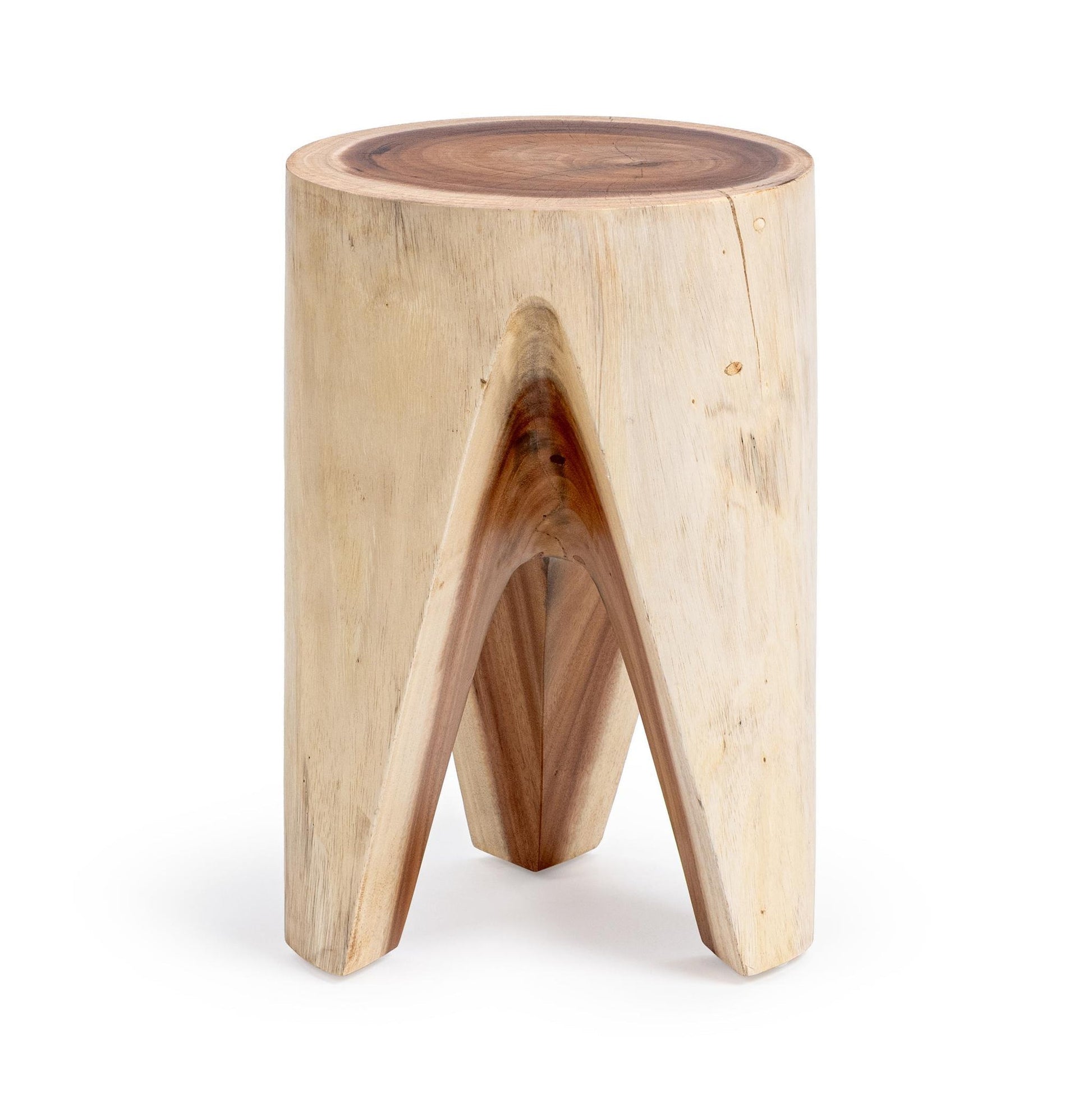 Natural Meh Wood Accent & End Table Vela Accent 21" Table Collection