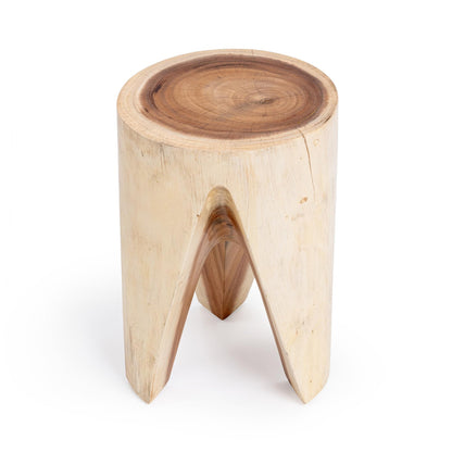 Natural Meh Wood Accent & End Table Vela Accent 21" Table Collection