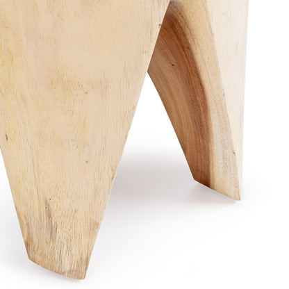 Natural Meh Wood Accent & End Table Vela Accent 21" Table Collection