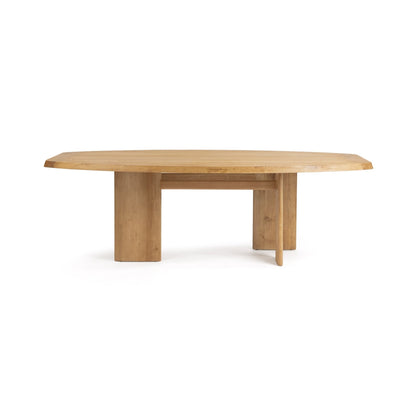Saltair Natural Oak Wood Dining Table Sorento 94" Dining Table Saltair Natural Collection