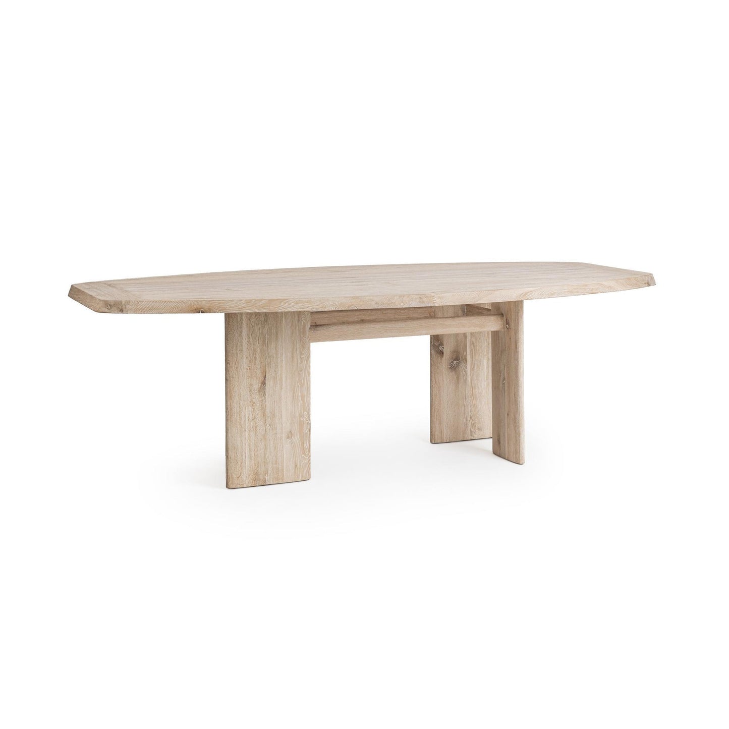 Soft Ash Oak Wood Dining Table Marcel 94" Dining Table Soft Ash Collection