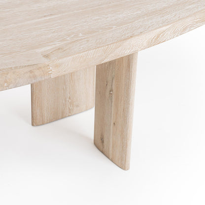 Soft Ash Oak Wood Dining Table Marcel 94" Dining Table Soft Ash Collection