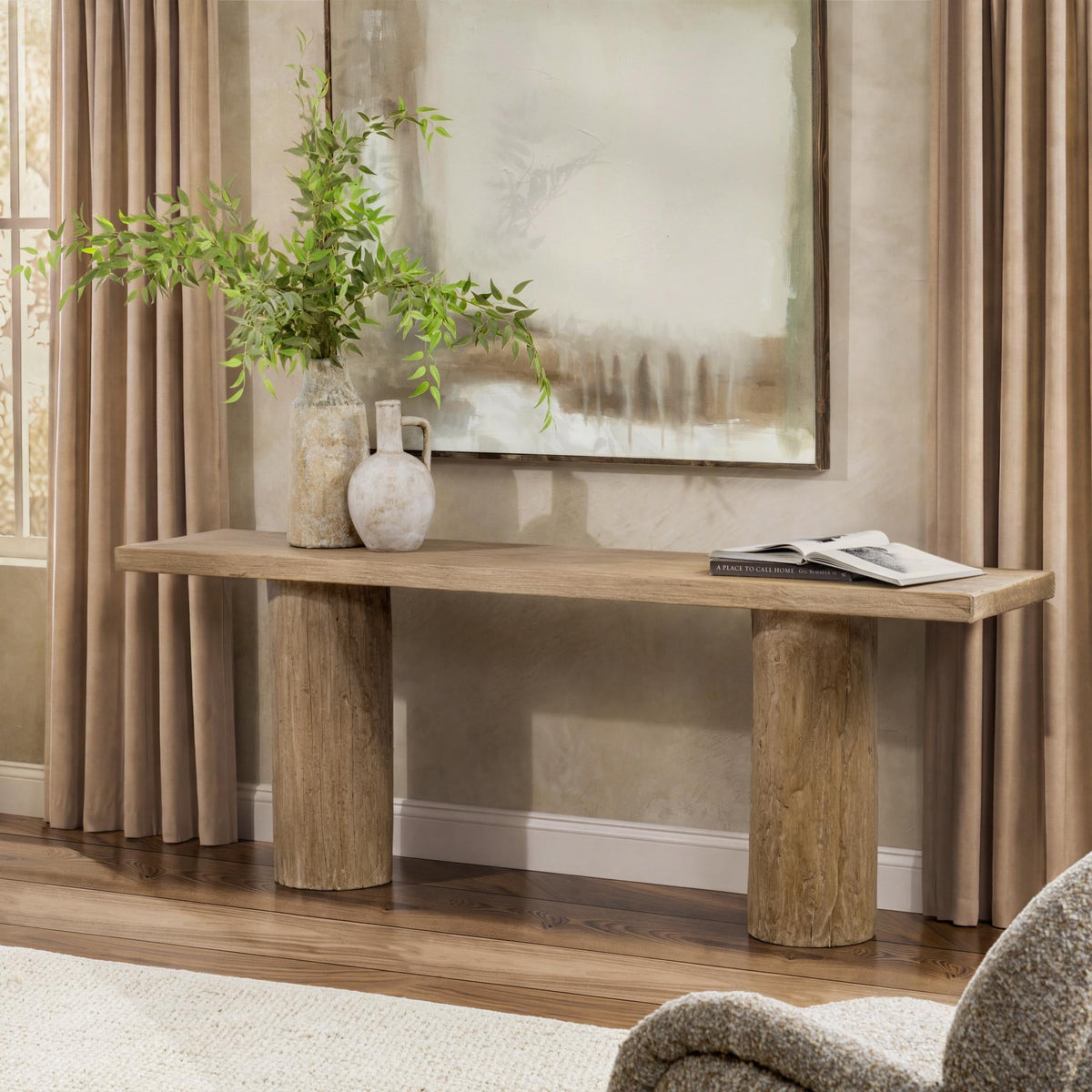 Crafted Console Table